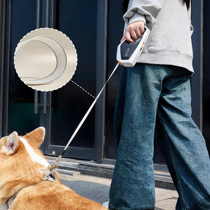 5M Dog Chain Traction Retractable Rope Automatic Flexible Dog Chain Small Dog Medium Dog Large Dog Dog Walking Pet Supplies Cat