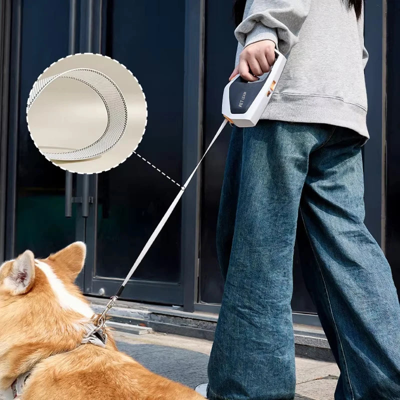 Highland Hound Co's 5M Futuristic Dog Leash with Locking System for Fences