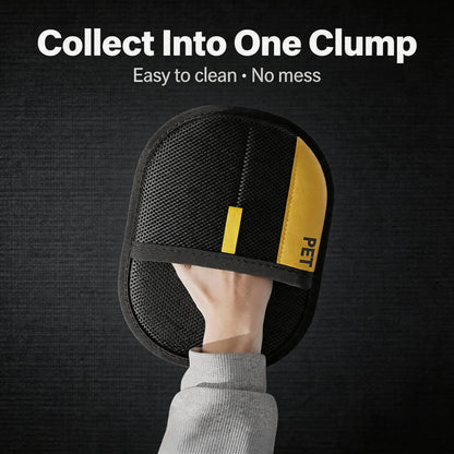 Reusable Pet Hair Remover Mitt - Universal, Waste-Free Reusable Lint Roller, Gentle-On-Fabrics Cleaning Tool for Couch, Clothes - Fast Fur Catcher for Dog & Cat Grooming for a Fur-Free Home Fur Removal Tool